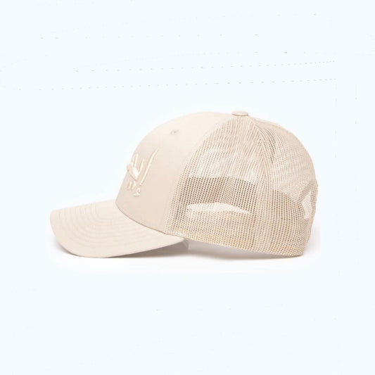 "IMAN" Islamic Hat - Beige Trucker/Net Cap